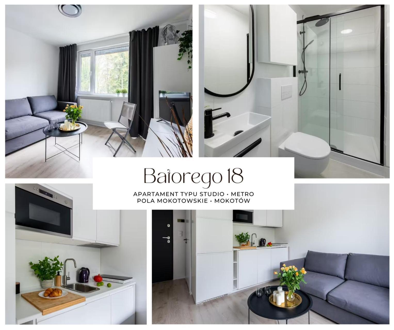 Batorego 18 - White - 450M Stacja Metra Pola Mokotowskie, 800M Biblioteka Narodowa, 20M Piekny Park Pola Mokotowskie, 800M Do Sgh - Wifi - Smart Tv - Good Apartments Warsaw Luaran gambar